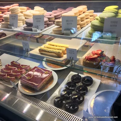 pastry case at Pistacia Vera Pastry Kitchen and Cafe in German Village in Columbus, Ohio
