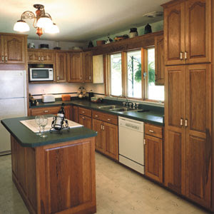 Small Kitchen Remodel  To create the small but efficient kitchen design, we need to work on three