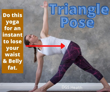 Triangle pose