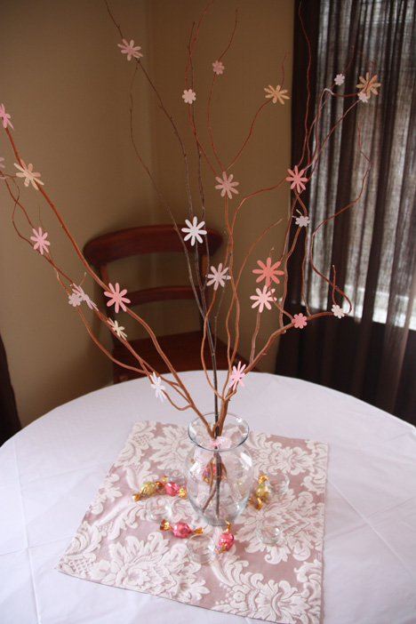 Kelsey John have decided to do a cherry blossom theme for their wedding