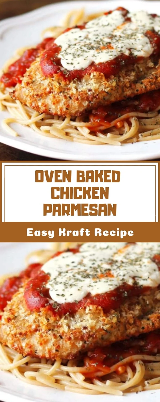 OVEN BAKED CHICKEN PARMESAN