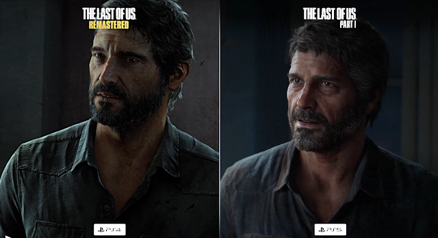 The Last of Us Remastered Part 1 Joel PlayStation 4 5 side by side