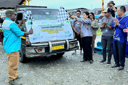 Launching Penyaluran Pangan Murah Pemkab Mimika