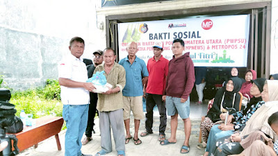 Sambut Idul Fitri 1444 H, Persatuan Wartawan Polda Sumatera Utara Gelar Bakti Sosial