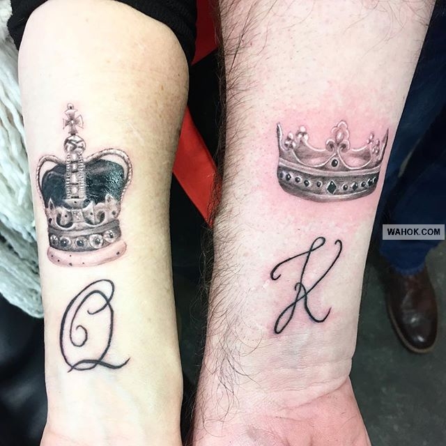 69+ Gambar Tato Raja Ratu / King Queen Tattoos Terbaru Paling Keren Di Lengan Tangan, Punggung