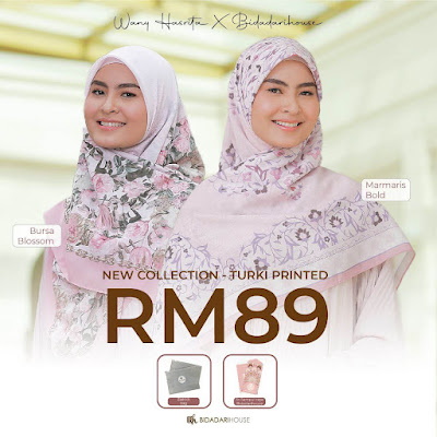 Koleksi Tudung Cotton Turki Wany Hasrita Raya 2022