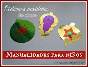 Adornos de Navidad para niños / Kids crafts: Christmas ornaments / Décorations de Noël pour enfants