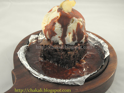 chocolate brownie sizzler, sizzler recipes