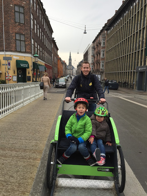 Family bike in Copenhagen