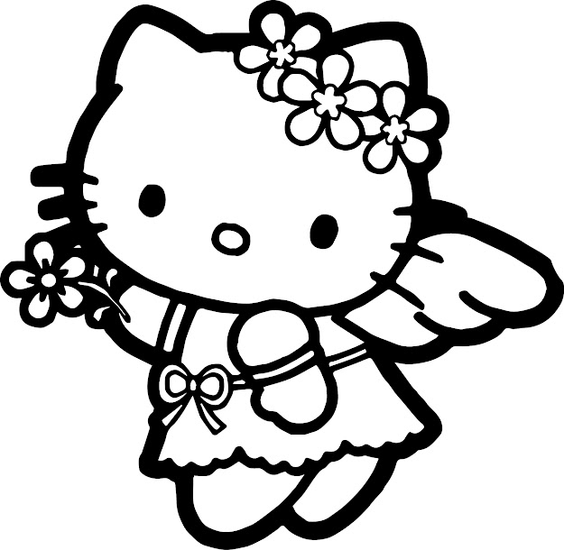Hello Kitty Princess Coloring Page Printable Coloring Pages For Girls Hello  Kitty Princess Cartoon  