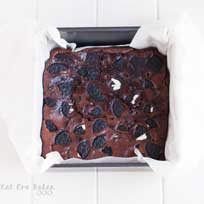 Brownie de oreo