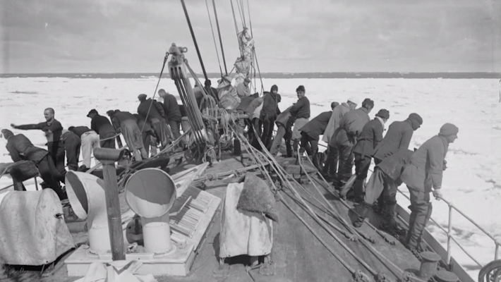 Scott's Crew on board the Steam Yacht Terra Nova
