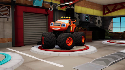 Blaze And The Monster Machines Axle City Racers Game Screenshot 1