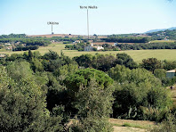 La Torre Niella des del Camí de Sant Hilari