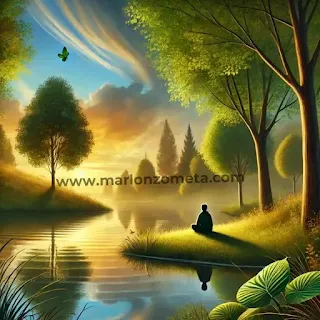 La serenidad y la paciencia reflejadas en una imagen tranquila