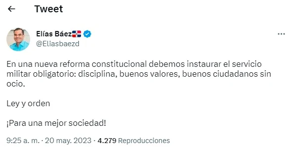 Elías Báez Twitter