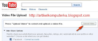 panduan upload video youtube