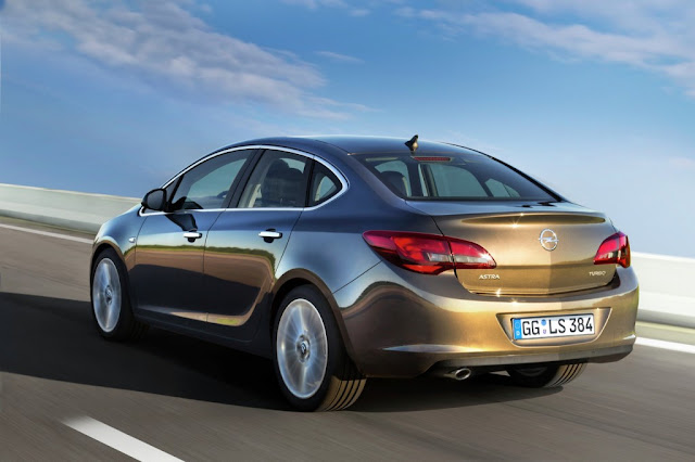 The new Opel Astra sedan will be available in September