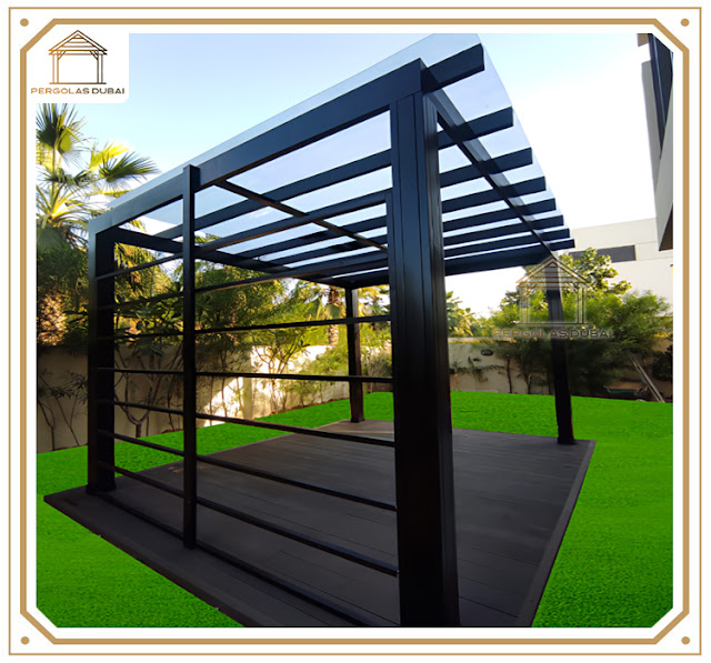 Pergola with Decking Damac Hills UAE