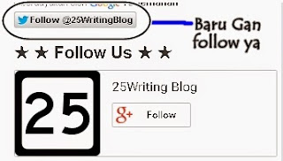 Cara Memasang Tombol Follow Twitter di Blog dengan mudah 