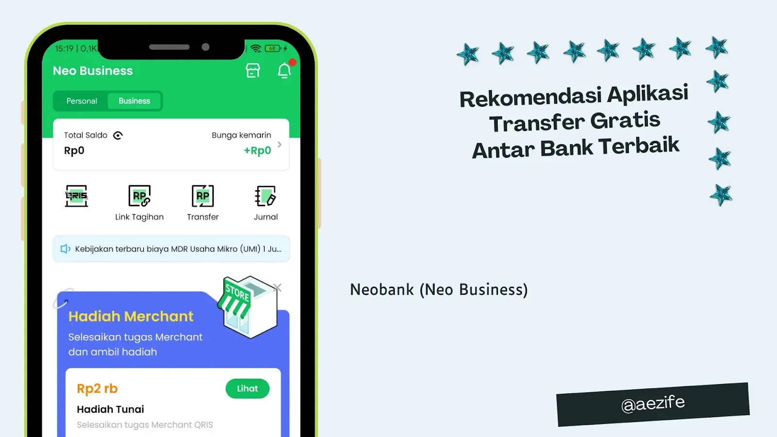 Rekomendasi Aplikasi Transfer Gratis Antar Bank Terbaik 2023 -@idyourzee @aezife