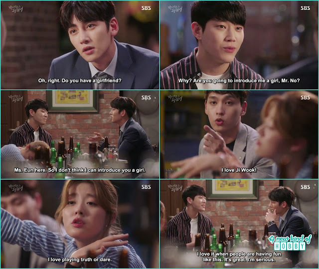 ji wook took hyun soo back and tried to come close by asking personal questions - Suspicious Partner: Episode 15 & 16 korean drama