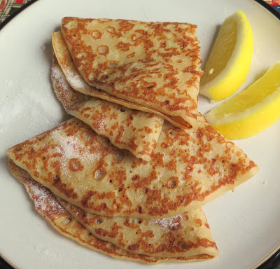 Crepes with Lemon & Sugar for Two