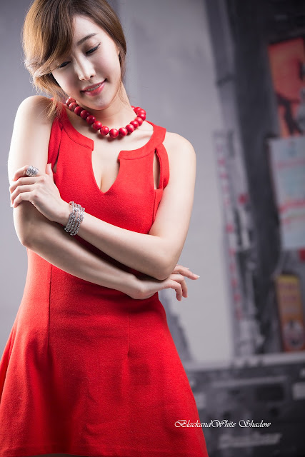2 Hot Red - Im Min Young - very cute asian girl - girlcute4u.blogspot.com