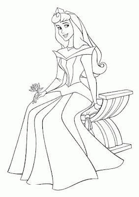 Desenhos para Colorir das Princesas Disney