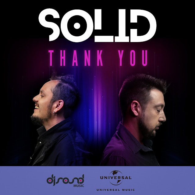 Lançamento do novo hit da dupla Solid -  "Thank You" já está disponível em todas as plataformas digitais.