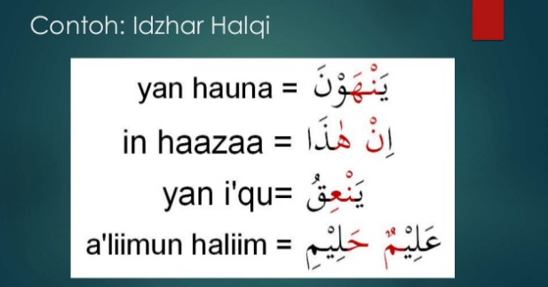 Contoh Bacaan Idhar Halqi - Akhwat Muslimah