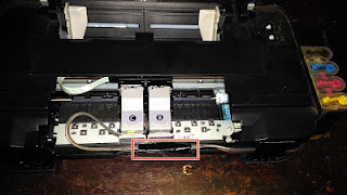 memasang infus printer canon ip2770