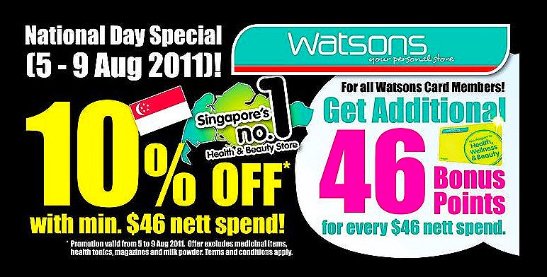 WATSONS SINGAPORE NATIONAL DAY PROMOTION ~ Beaute Runway