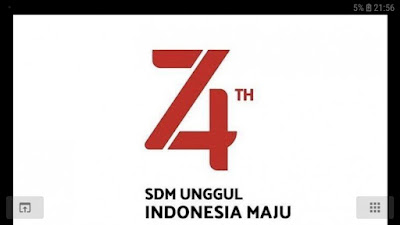 Logo Dirgahayu Republik Indonesiake-74, SDM Unggul,Indonesia Maju Jonadoctor Kesehatan dan Bisnis