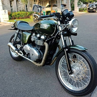 Dijual Cafe Racer Triumph Thruxton 2012/2013 (FP)