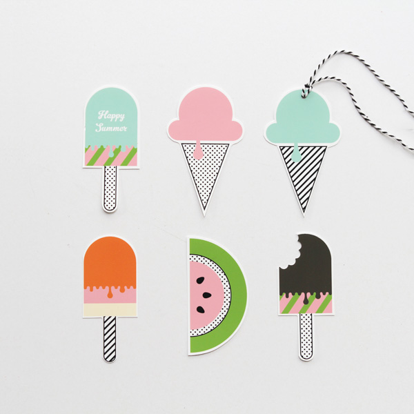 Printable Popsicle and Ice Cream Gift Tags | Sweet Tooth