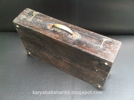 Karya Babah Antik Kotak  Kayu  Jati