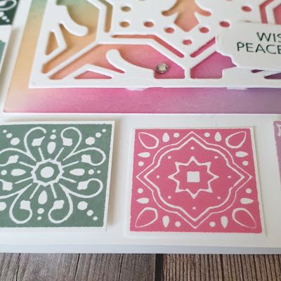 Today's tiles tips In-Colors Stampin up