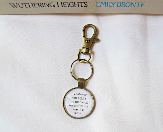 keychain keyring planner charm accessories wuthering heights emily bronte domum vindemia