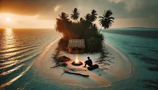 Being on a Deserted Island in a Dream