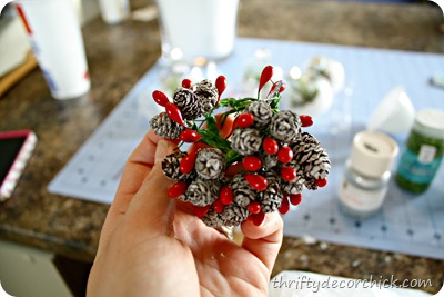 DIY snow ornament