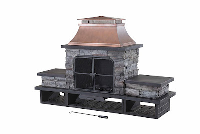 Sunjoy's Bel Aire Outdoor Fireplace, Absolutely Must-Have For Every Backyard