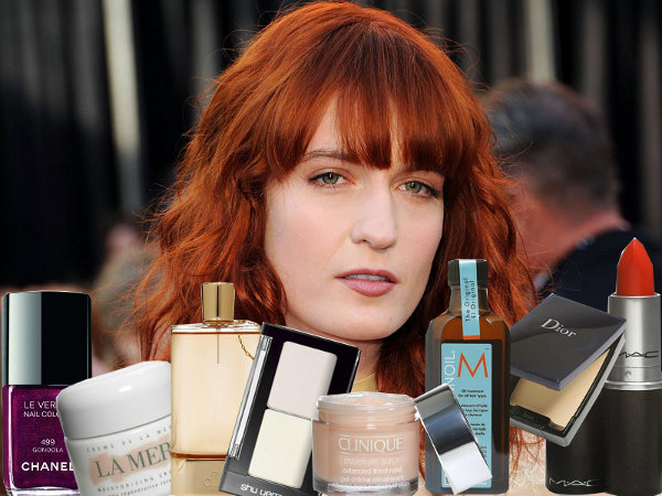 A pedido do Stylecom Florence Welch revelou os seus produtos de beleza 