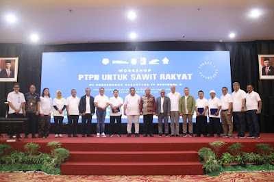 Workshop yang berkaitan dengan Optimalisasi Perkebunan Sawit Rakyat (PSR). Acara ini diselenggarakan oleh PT Perkebunan Nusantara IV (PTPN IV) dengan tema "PTPN Untuk Sawit Rakyat". (Adpim Pemprov Kalbar/Borneotribun)