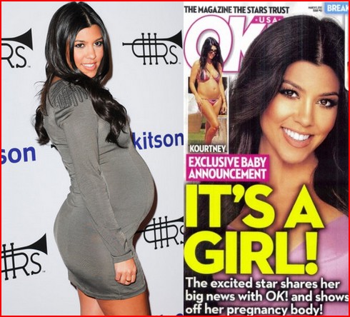 Baby Photo Girl on And Entertainment News  Kourtney Kardashian Baby Pictures A Tough Sell