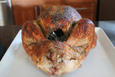 Cider-roasted turkey