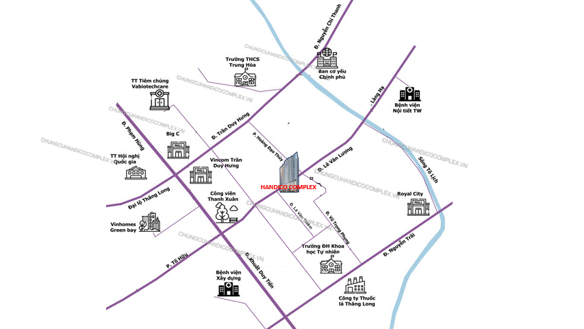 vị trí Chung cư Handico Complex