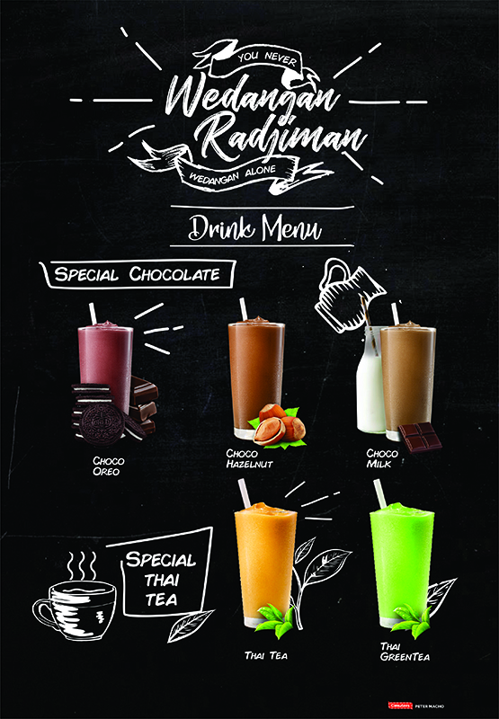 Kumpulan Desain  Template Menu  Makanan Keren Gratis cdr  