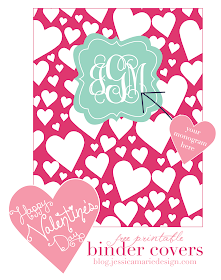 Free Printable Binder Covers by Jessica Marie Design