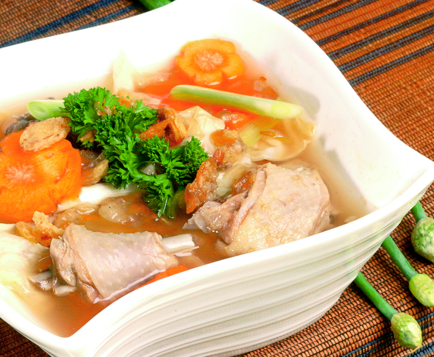 Resep SehatResep Sup Kembang Tahu Ayam